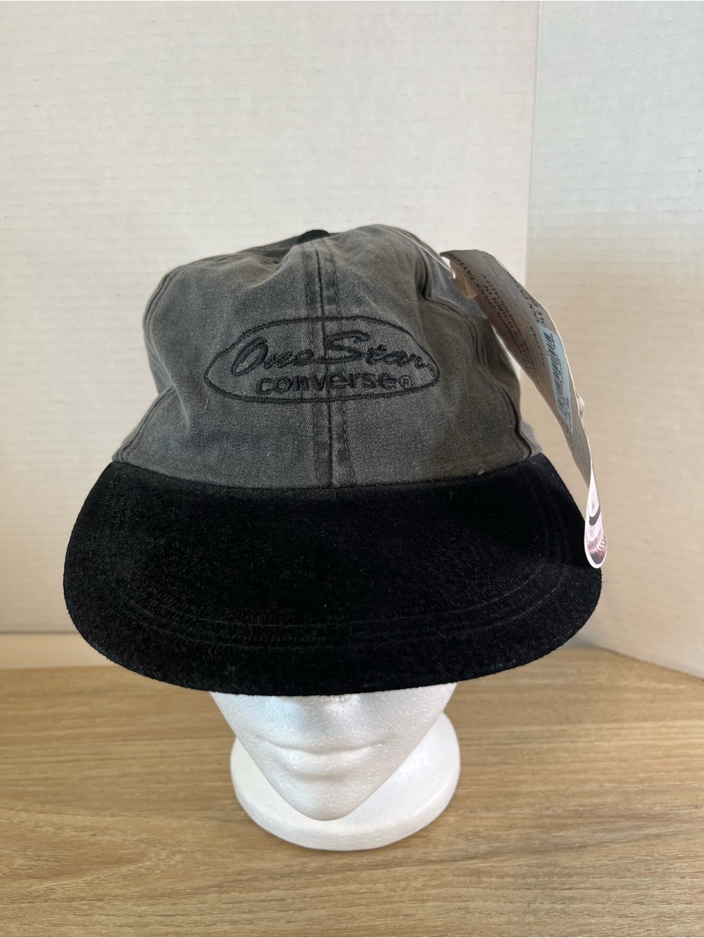 Converse Two-Tone Black and Gray Men’s Hat with Embroidered Logo